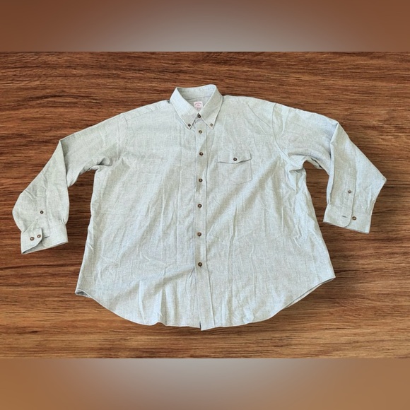 EUC Brooks Brothers Mens The Original Polo Shirt Size‎ 2XL Regular Fit Grey - Picture 1 of 9